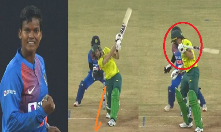 साउथ अफ्रीका के खिलाफ टी-20 में भारतीय महिला स्पिनर दीप्ति शर्मा की गेंदबाजी ने दिखाया ऐसा कमाल, देख
