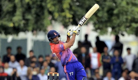 पारस खड़का ने नेपाल के लिए टी-20 में पहला शतक लगाया Images