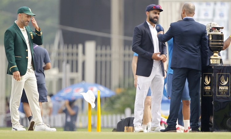 Toss Issue Faf du Plessis