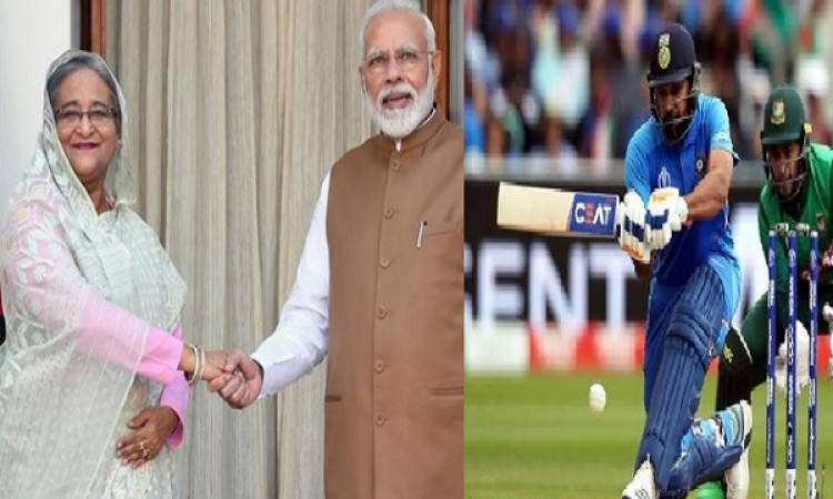 प्रधानमंत्री मोदी ने बांग्लोदश की प्रधानमंत्री शेख हसीना को भारत-बांग्लादेश टेस्ट में आने का न्योता 