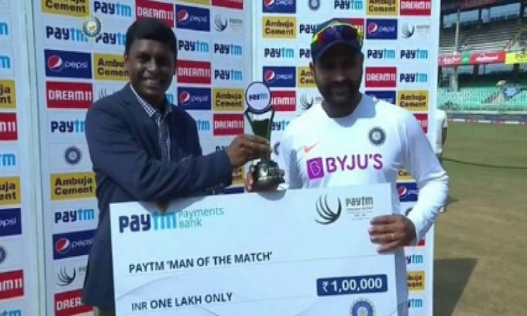 मैन ऑफ द मैच के खिताब जीतने के बाद रोहित शर्मा ने इन सभी को कहा- ओपनिंग में मौका देने के लिए शुक्रिय