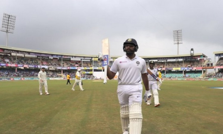टेस्ट मैच के दूसरे दिन रोहित-- मयंक अग्रवाल का धमाका, लंच तक भारत ने बनाए 324-1 Images