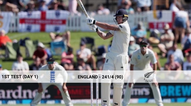First Test England vs New Zealand