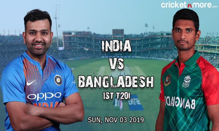 India vs Bangladesh 1st T20I