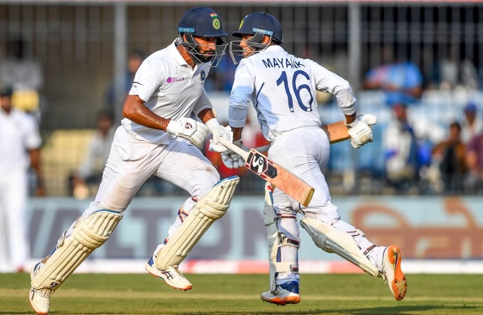 Mayank Agarwal and Cheteshwar Pujara Mayank Agarwal and Cheteshwar Pujara