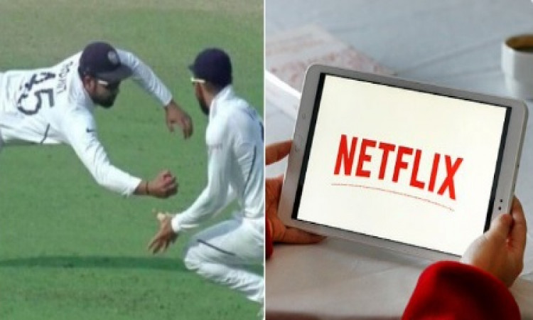 डे- नाइट टेस्ट में रोहित शर्मा ने लपका स्लिप में अद्भूत कैच,  नेटफ्लिक्स ने कहा, रोहित हैं सुपरहीरो 
