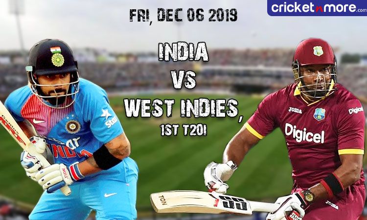 India vs West Indies 1st T20I