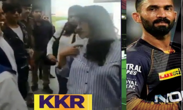 VIDEO आईपीएल ऑक्शन के लिए KKR के मालिक शाहरूख खान -जूही चावला पहुंचे कोलकाता Images