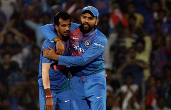 Rohit Sharma promises 'dinner treat' for Yuzvendra Chahal On Cricketnmore