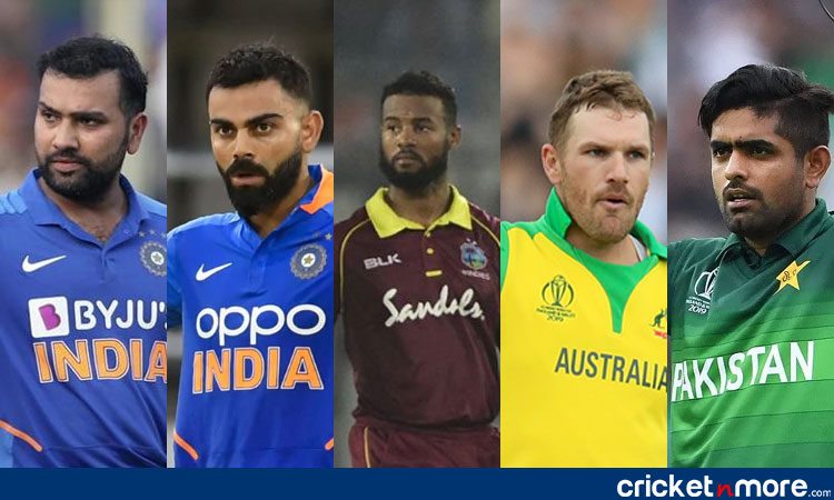 top 5 batsmen with most odi runs in 2019 