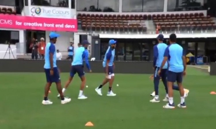 India come up with unique practice session before 3rd T20I Images