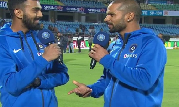 Dhawan pulls Chahal's leg through hilarious comment Images