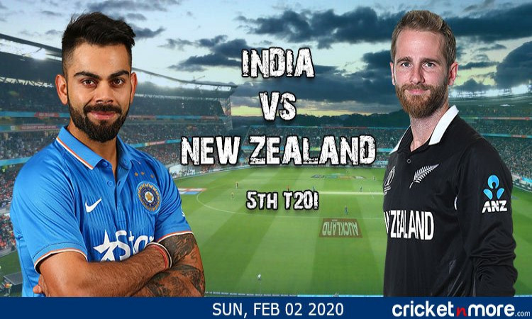 India vs New Zealand 5th T20I