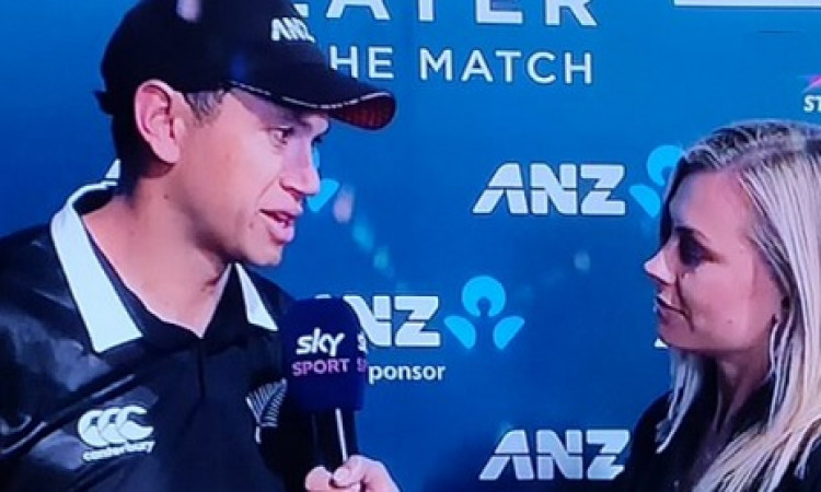 शतक जमाकर न्यूजीलैंड को जीताने वाले रॉस टेलर ने कहा, टॉम लैथम ने शानदार पारी खेल मैच का परिणाम बदला 
