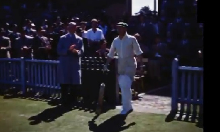 71 साल के बाद मिली सर डॉन ब्रैडमैन की बल्लेबाजी करते हुए ऐसा अनोखा वीडियो ! Images