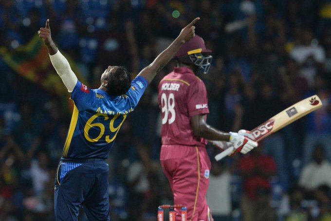 Sri Lanka's Angelo Mathews to return home from West Indies tour