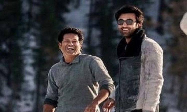 Sachin Tendulkar and Ranbir Kapoor