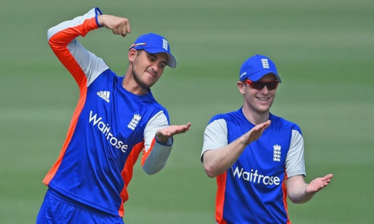 Eoin Morgan and Alex Hales