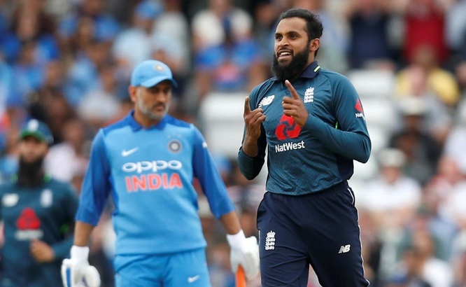 Adil Rashid Virat Kohli