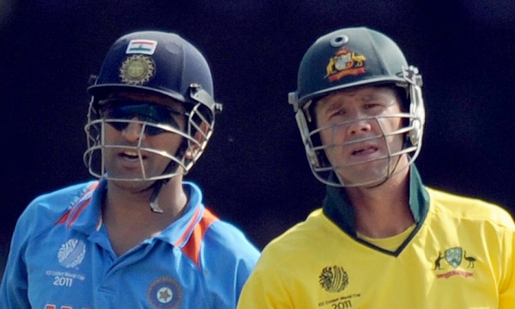 Ricky Ponting and MS Dhoni