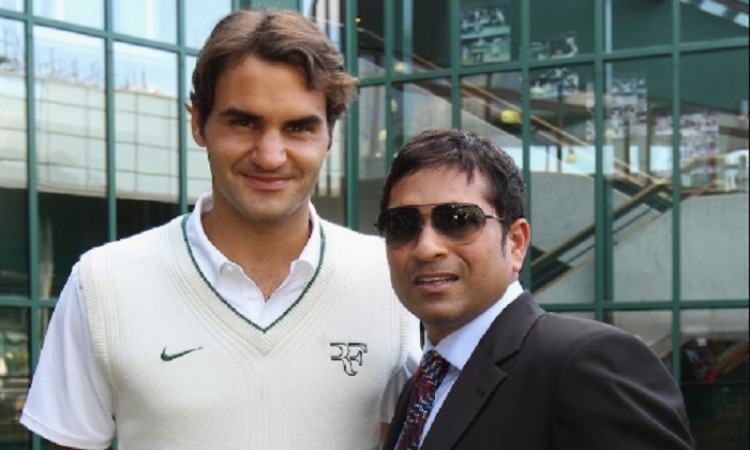 Sachin Tendulkar and  Roger Federer