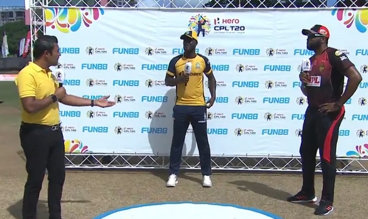 Trinbago Knight Riders opt to bowl against St Lucia Zouks Trinbago Knight Riders opt to bowl against St Lucia Zouks