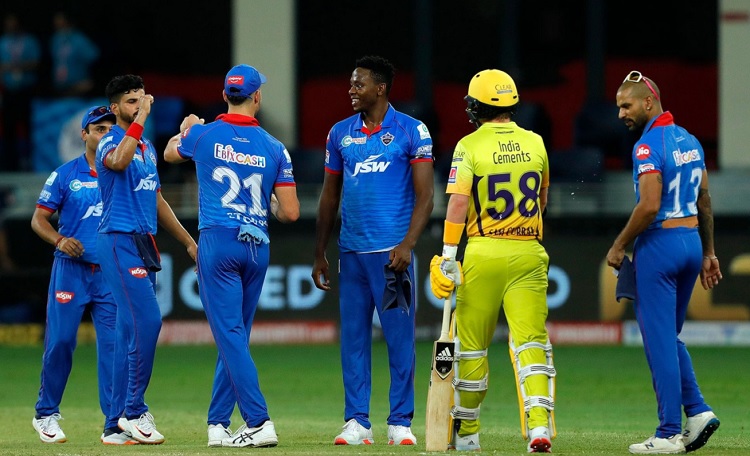 Delhi capitals beat Chennai super kings by 44 runs Delhi capitals beat Chennai super kings by 44 runs