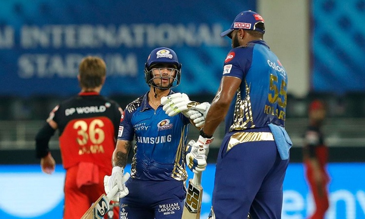 Kishan, Pollard heroics force a Super Over Kishan, Pollard heroics force a Super Over