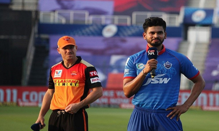  Delhi Capitals opt to bowl first against Sunrisers Hyderabad 