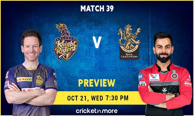 Ipl 2020 Kolkata Knight Riders Vs Royal Challengers Bangalore Fantasy Cricket Tips Prediction Pitch Report