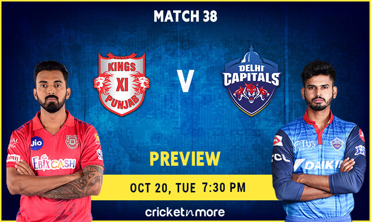 IPL 2020 Delhi Capitals VS Kings XI Punjab – Fantasy Cricket Tips, Prediction & Pitch Report