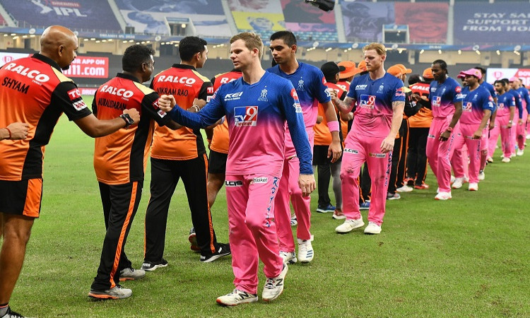IPL 2020 RR vs SRH Rajasthan Royals and Sunrisers Hyderabad were involved in a hilarious twitter ban