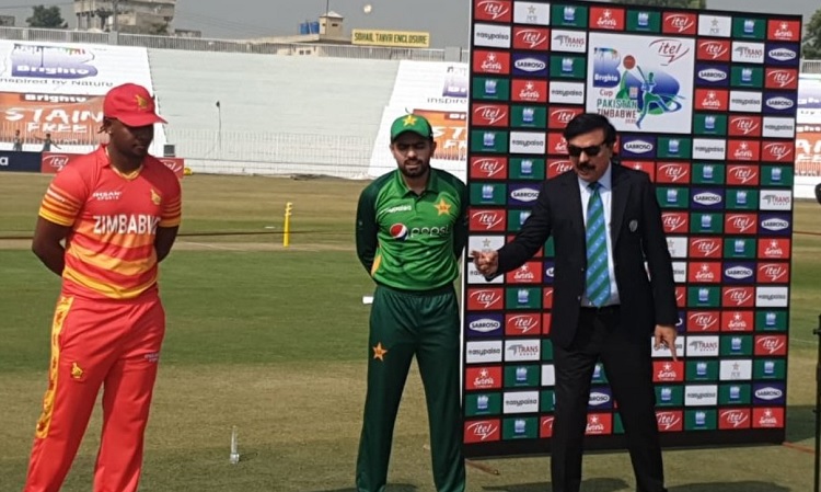 Pakistan opt to bat first against Zimbabwe in first odi Pakistan opt to bat first against Zimbabwe in first odi
