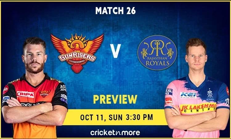 Sunrisers Hyderabad v Rajasthan Royals Preview IPL 2020 Video
