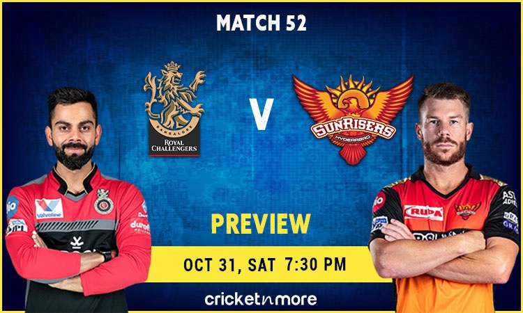Royal Challengers Bangalore vs Sunrisers Hyderabad preview and Probable XI