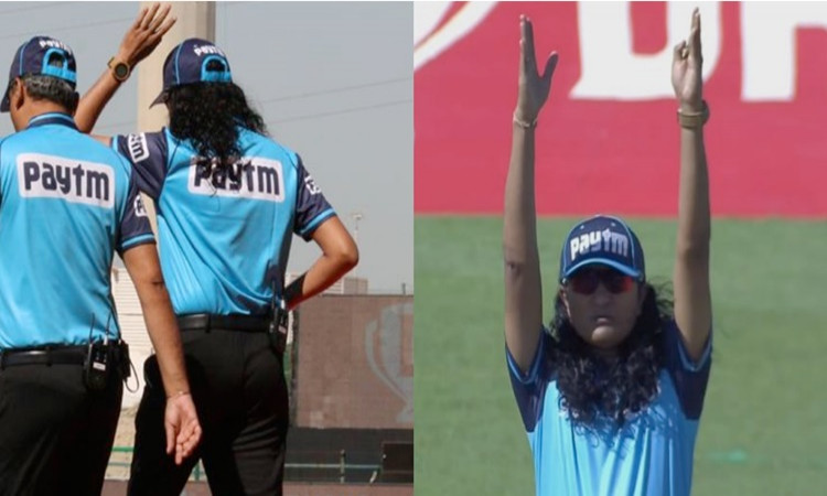 during srh and kkr match umpire Paschim Pathak caught everyone attention because of this reason in h