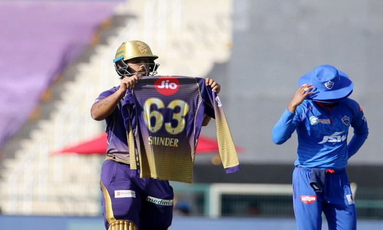 ipl 2020: kkr's rana pays tribute to late father-in-law during his knock of 81