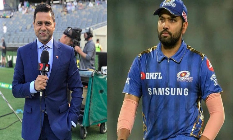 Mumbai Indians captain Rohit Sharma gave a befitting reply to Akash Chopra in hindi