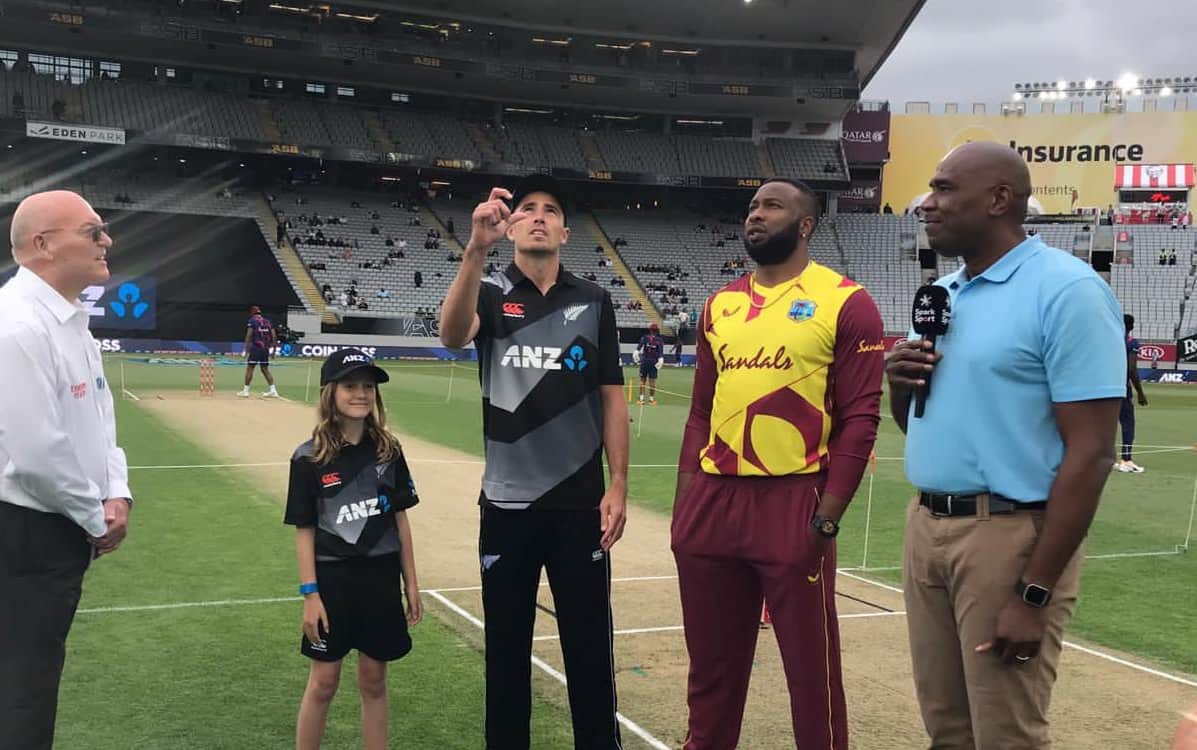New Zealand opt to bowl first against West indies in first t20i New Zealand opt to bowl first against West indies in first t20i