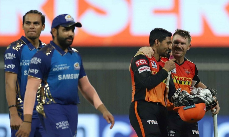 Stats Highlights Sunrisers Hyderabad beat Mumbai Indians by 10 wickets