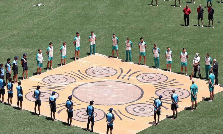 india vs australia, 1st odi players take part in 'barefoot circle' ceremony against racism