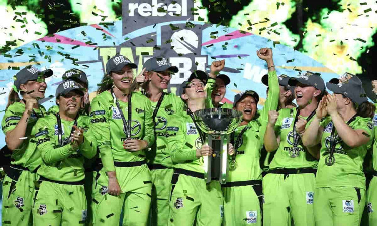 wbbl syndey thunder clinch the title for second time 