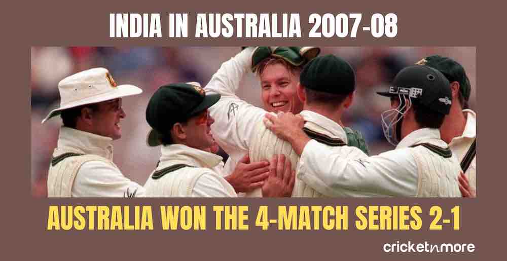 India In Australia 2007 08 Images