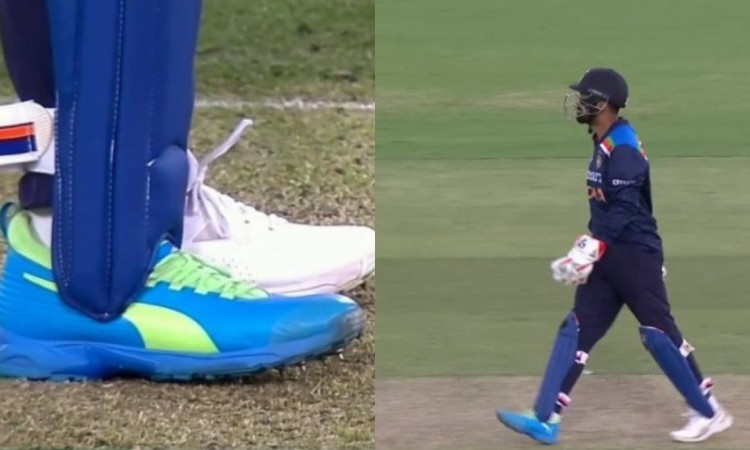 KL Rahul wearing two different shoes against Australia gets trolled by users in hindi