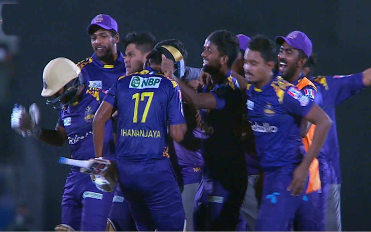 LPL 2020 galle gladiators beat colombo kings by 2 wickets Watch highlights in hindi LPL 2020 galle gladiators beat colombo kings