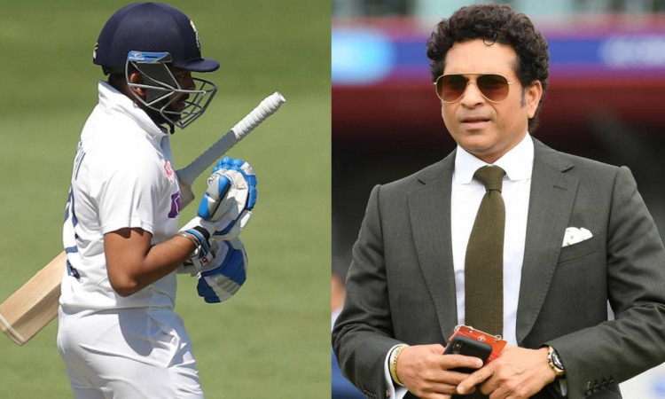 Prithvi Shaw's bat and foot reacting late to ball says Sachin Tendulkar