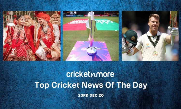 Top Cricket News Of The Day 23rd Dec