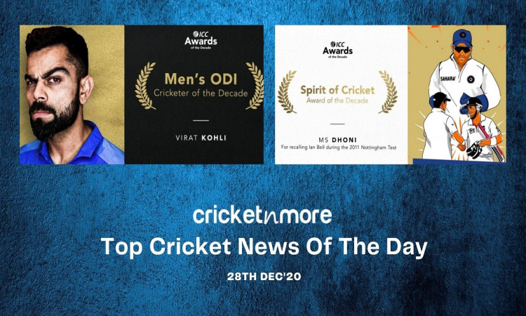 Top Cricket News Of The Day 28th Dec