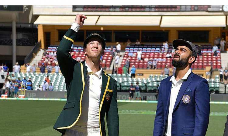 India win the toss and elect to bat first at Adelaide test