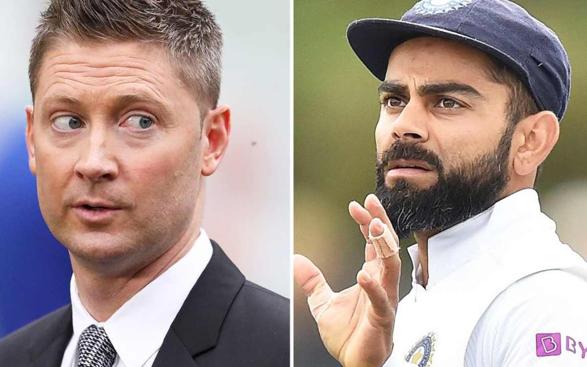 Image Of Michel Clarke And Virat Kohli aus vs ind 1st test without virat kohli indian team is in deep trouble feels michael clark